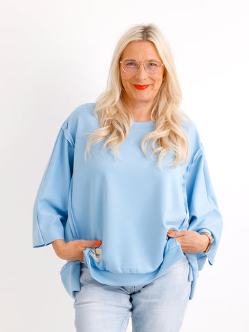 XXL Viskose-Sweatshirt JULE.S – Inside-Out-Nähte – Edler Fall – Gr. 38-52