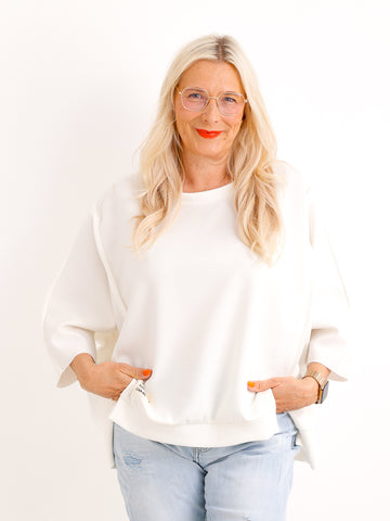 XXL Viskose-Sweatshirt JULE.S – Inside-Out-Nähte – Edler Fall – Gr. 38-52