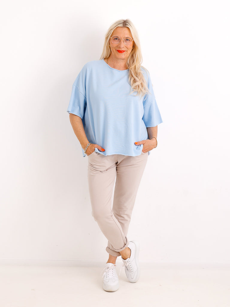 Kurzarm Sweatshirt MURIEL.S - One Size Gr. 38-44