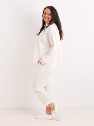 Curvy Jersey-Zweiteiler LANA.S – Bomberjacke & Utility-Hose – Gr. 42-48/50