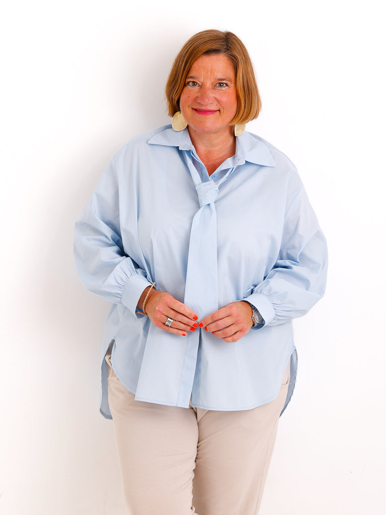 Oversize Bluse MATHILDE.S – Baumwolle – Gr. 38-46