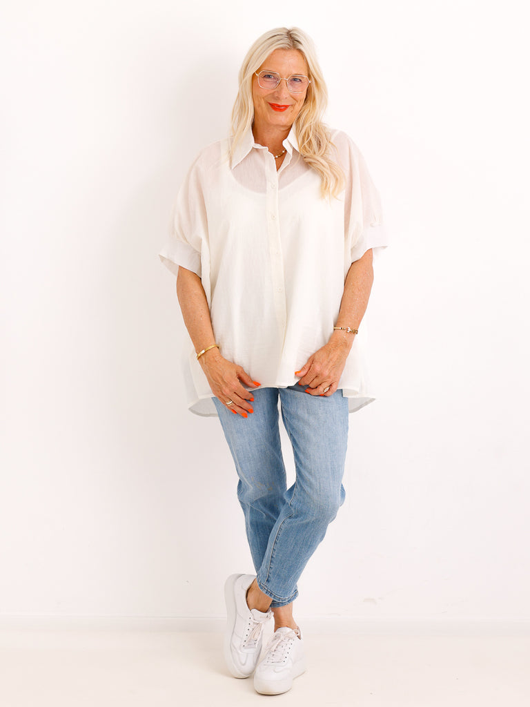 Bluse JOLINA.S – Luftige Lieblingsbluse aus Tencel & Baumwolle – Gr. 40-50