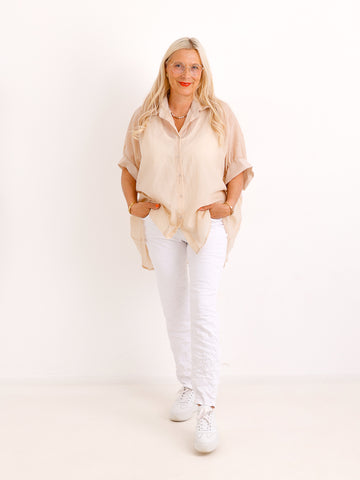 Bluse JOLINA.S – Luftige Lieblingsbluse aus Tencel & Baumwolle – Gr. 40-50
