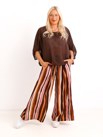 Oversize-Baumwollbluse EVE.S – Charmante Rückenschleife – Gr. 38-48
