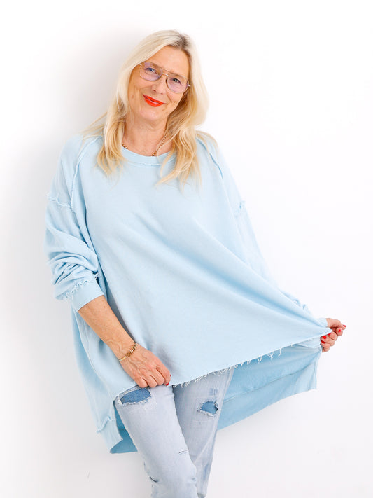 Oversize-Wohlfühl-Sweater CARLY.S – 100 % Baumwolle – Gr. 38-50
