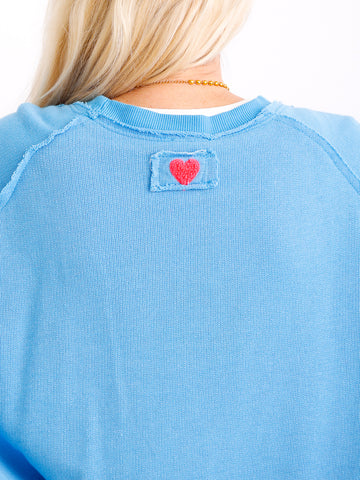 Oversize-Sweater FENJA mit Inside-Out-Nähten & Herz-Patch – Gr. 38-46