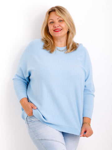 Feinstrick-Oversize-Pullover MILA.S – Wohlfühl-Schnitt – Gr. 38-48