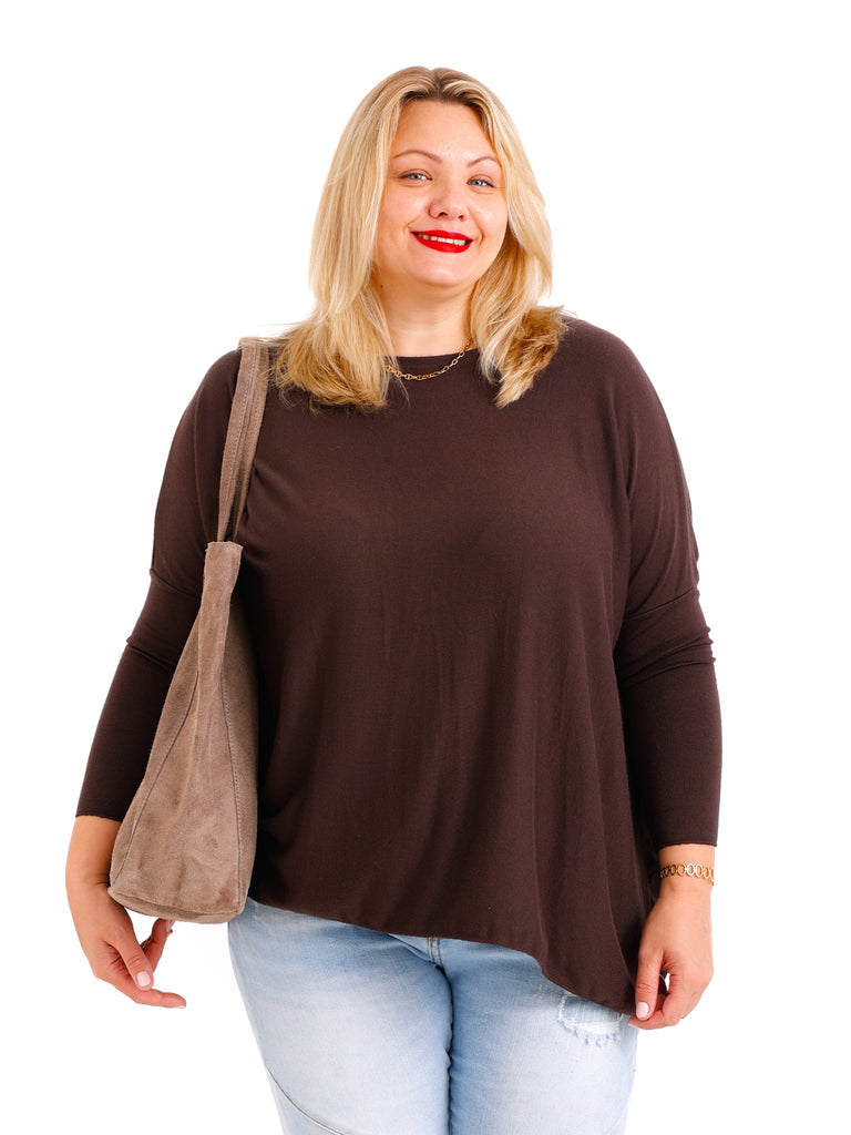 Feinstrick Pullover MOLLY.S  – Softe Haptik – Boxy Style – Gr. 38-50