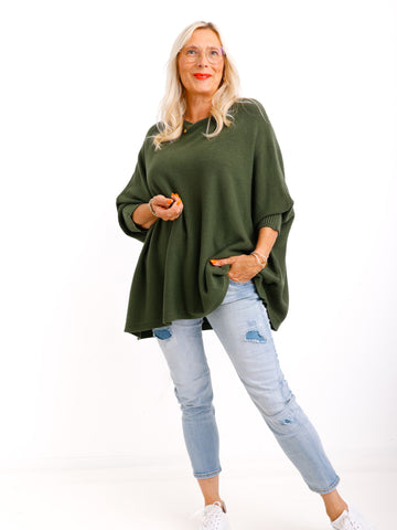 KITTY Strickpullover - One Size (38 -48) - in vielen Farben