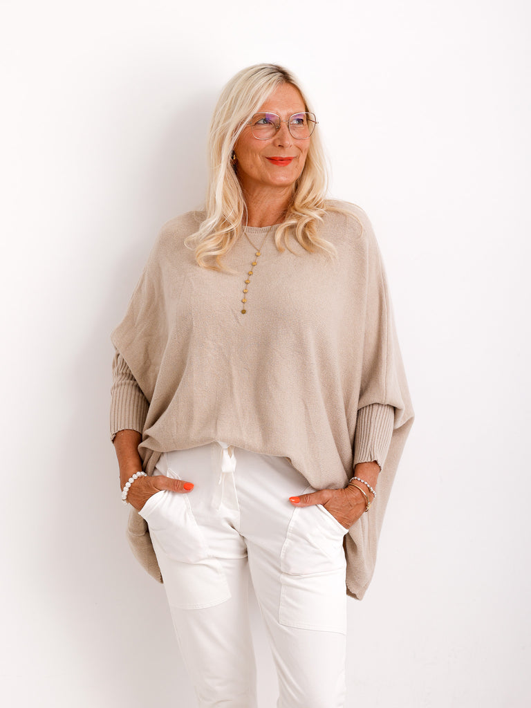 KITTY Strickpullover - One Size (38 -48) - in vielen Farben