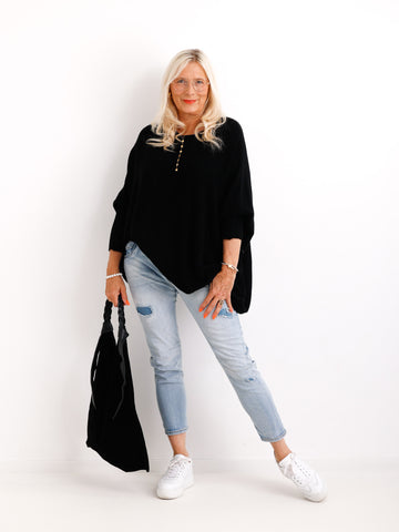 KITTY Strickpullover - One Size (38 -48) - in vielen Farben