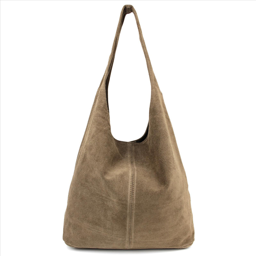 LACY Wildleder-Shopper – Lässige Hobo-Bag mit Innentasche