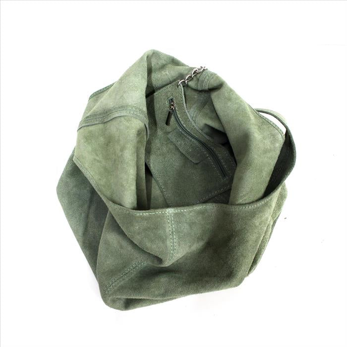 LACY Wildleder-Shopper – Lässige Hobo-Bag mit Innentasche